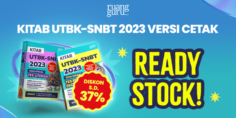 Kitab UTBK-SNBT 2023 Ruangguru Versi Cetak, Bantu Persiapan Kamu Lolos ...